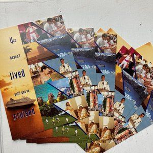 10 Cruising PostCards 5x7 NEW NCL RCL Cunard Princess Holland America